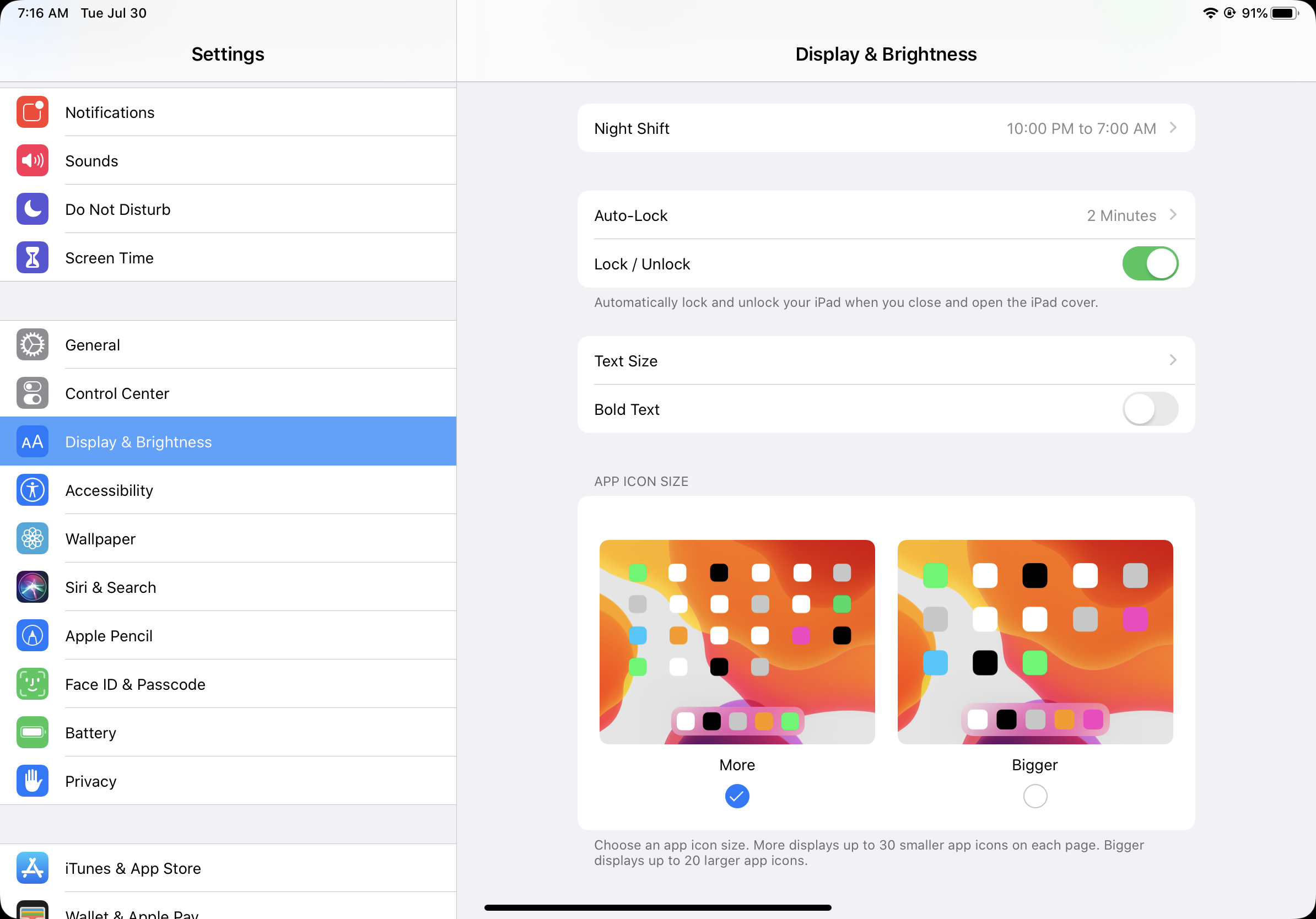 Apple、iPadのホーム画面でアプリのアイコンを「大きく」または「多く」選べるように : rapple